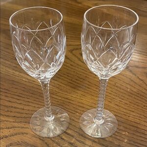 Stuart England Crystal Wine Glass Set